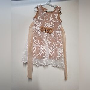 Girls size 5 lace dress